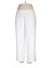 Susan Graver Solid Ivory Casual Pants Size L - photo 1