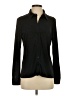 Worth New York 100% Polyester Black Long Sleeve Blouse Size S - photo 1