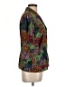 Tess 100% Polyester Floral Green 3/4 Sleeve Blouse Size 12 - photo 4