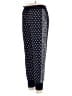 Central Park West 100% Cotton Polka Dots Blue Casual Pants Size L - photo 2