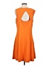 Unbranded Solid Orange Casual Dress Size S (estimated) - photo 2