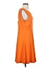 Unbranded Solid Orange Casual Dress Size S (estimated) - photo 4