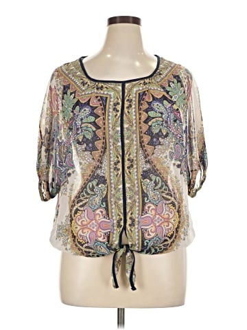 Style&Co 3/4 Sleeve Blouse (view 1)