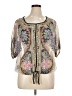 Style&Co 100% Polyester Ivory 3/4 Sleeve Blouse Size XL (petite) - photo 1