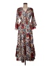 Boemo Paisley Floral Blue Casual Dress Size M - photo 1