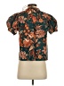 Ulla Johnson 100% Cotton Teal Short Sleeve Blouse Size 2 - photo 2