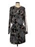 Allison Joy 100% Polyester Paisley Black Casual Dress Size XS - photo 1