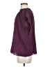 Lewit 100% Silk Purple Short Sleeve Silk Top Size M - photo 5