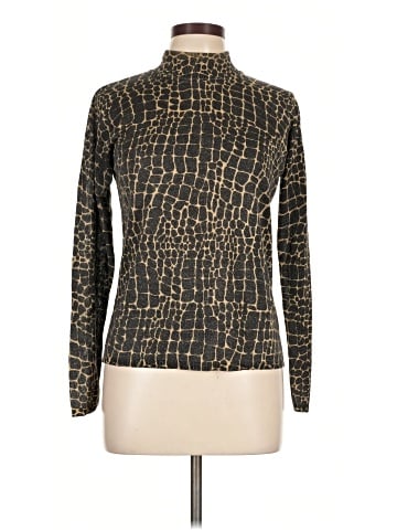 August Silk Long Sleeve Turtleneck (view 1)