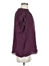 Lewit 100% Silk Purple Short Sleeve Silk Top Size M - photo 4