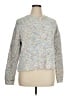 J.Crew Factory Store 100% Polyester Tweed White Pullover Sweater Size XL - photo 1