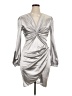 Unbranded Metallic Silver Cocktail Dress Size XL - photo 1