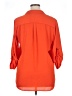 Mossimo 100% Polyester Orange 3/4 Sleeve Blouse Size XL - photo 2