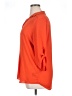 Mossimo 100% Polyester Orange 3/4 Sleeve Blouse Size XL - photo 5
