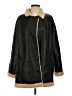 PrettyLittleThing 100% Polyester Black Coat Size 4 - photo 1