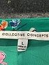 Collective Concepts 100% Polyester Teal 3/4 Sleeve Blouse Size L - photo 7