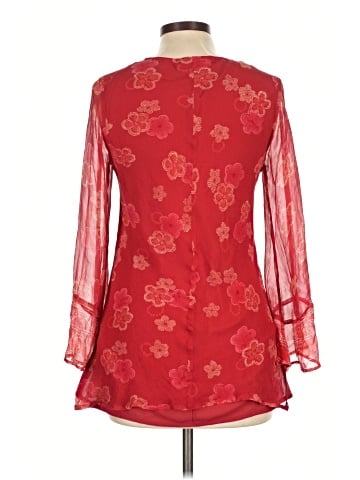 Victoria Holley Long Sleeve Silk Top (view 2)
