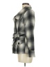Last Kiss Plaid Gray Coat Size M - photo 5