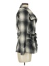 Last Kiss Plaid Gray Coat Size M - photo 4