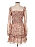 1.State 100% Polyester Floral Pink Cocktail Dress Size S - photo 2