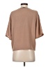 Zara 100% Polyester Tan Short Sleeve Blouse Size S - photo 2