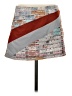 Shein 100% Polyester Graphic Silver Casual Skirt Size 4 - photo 1