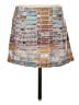 Shein 100% Polyester Graphic Silver Casual Skirt Size 4 - photo 2