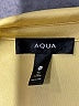 Aqua 100% Polyester Yellow Long Sleeve Blouse Size XL - photo 7