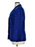 Carlisle 100% Wool Plaid Blue Wool Blazer Size 14 - photo 5