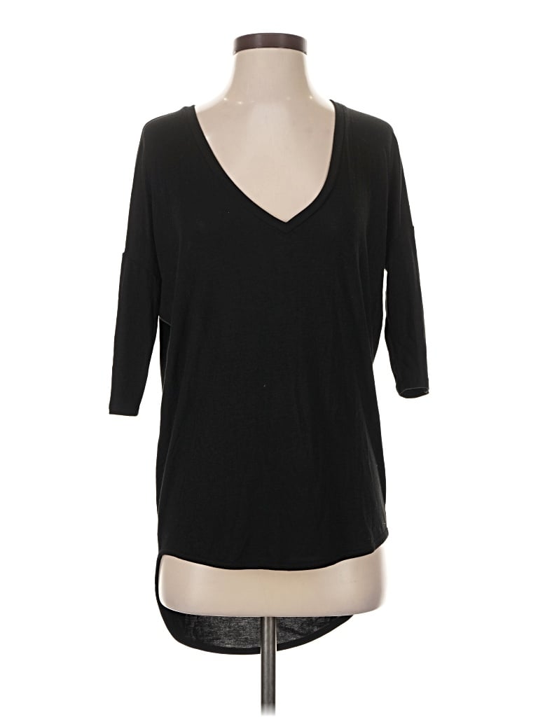Click to view more detailed imagery on our partner's website Pre-owned Express 3/4 Sleeve T-shirt In Black