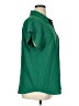 Pleione 100% Polyester Green Short Sleeve Blouse Size XL - photo 4