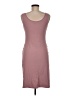 Unbranded Solid Pink Casual Dress Size M - photo 2