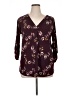 Beacon Burgundy 3/4 Sleeve Blouse Size 1X - photo 1