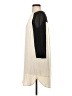 DKNYC 100% Polyester Solid Ivory Casual Dress Size S - photo 5
