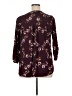Beacon Burgundy 3/4 Sleeve Blouse Size 1X - photo 2