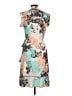 BCBGMAXAZRIA Print Gray Cocktail Dress Size L - photo 2