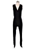 Valia Solid Black Jumpsuit Size M - photo 1