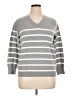 Terra & Sky Gray Pullover Sweater Size 0X - photo 1