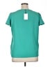 Monteri 100% Polyester Teal Short Sleeve Top Size XL (petite) - photo 2