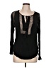 Joseph A. Black Long Sleeve Blouse Size L - photo 1
