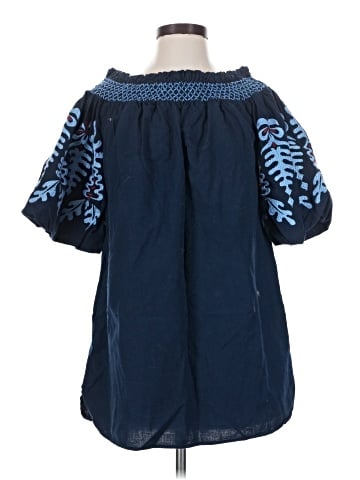 Zara Basic Short Sleeve Blouse (view 1)