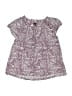 Tea 100% Cotton Purple Short Sleeve Blouse Size 6 - photo 1