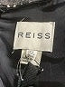 Reiss 100% Silk Animal Print Silver Cocktail Dress Size 2 - photo 7