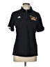 Adidas 100% Polyester Black Short Sleeve Polo Size L - photo 1