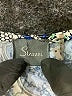 Strazzi Paisley Blue Cocktail Dress Size M - photo 7