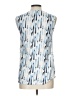 Amina Rubinacci Blue Sleeveless T-Shirt Size EU 42 / US 12 - photo 2