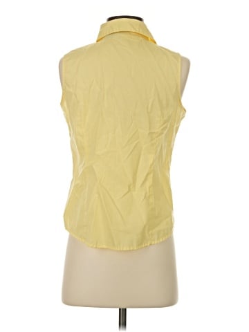 Basic Editions Sleeveless Button-Down Shirt (view 2)