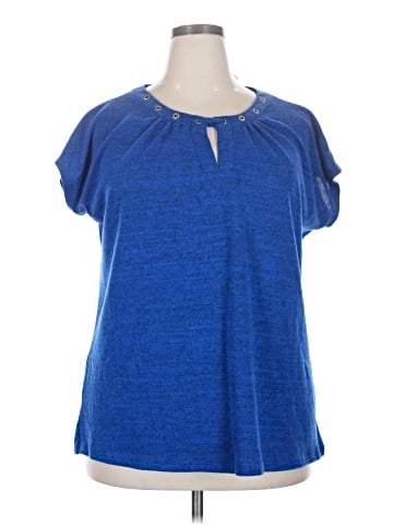NY Collection Short Sleeve Top (view 1)