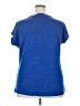 NY Collection Blue Short Sleeve Top Size 2X - photo 2
