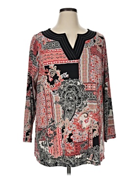 Susan Graver 3/4 Sleeve T Shirt